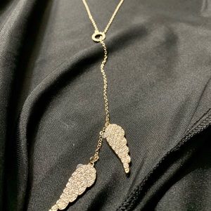 Victoria’s Secret long angel wing necklace